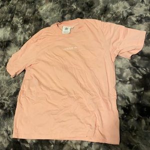 Mens medium pink adidas crewneck tshirt